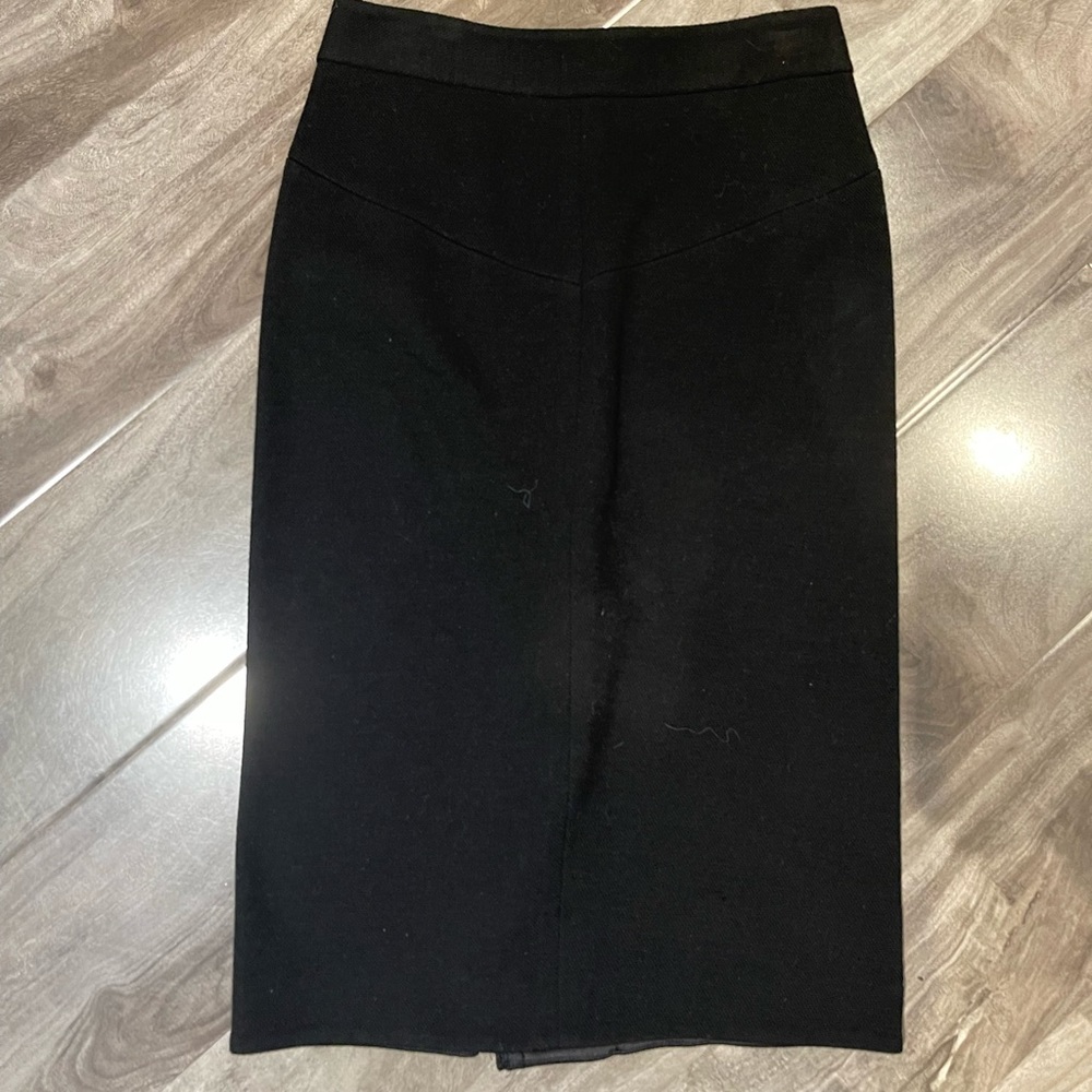 Diane Von Furstenberg Black Pencil Skirt